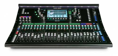 Allen & Heath Mezcladora Digital SQ-6, 48 Canales, 24 bit, XLR, 90W 
