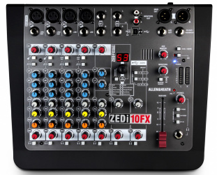 Allen & Heath Mezcladora ZEDi-10FX, 10 Canales, USB, Negro 
