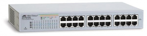 Switch Allied Telesis Fast Ethernet AT-FS724L-10, 24 Puertos 10/100 Mbps, 4000 Entradas - No Administrable 