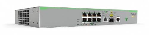 Switch Allied Telesis Fast Ethernet AT-FS980M-9PS-10, 8 Puertos 10/100Mbps + 1 Puerto SFP, 3.6 Gbit/s, 16.000 Entradas - Administrable 
