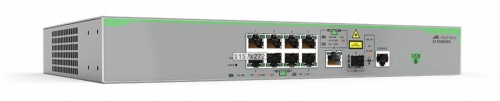 Switch Allied Telesis Fast Ethernet AT-FS980M/9-10, 8 Puertos 10/1000Mbps + 1 Puertos SFP, 3.6 Gbit/s, 16.000 Entradas - Administrable 