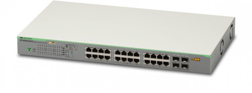 Switch Allied Telesis Gigabit Ethernet AT-GS950-28PS-V2-10, 24 Puertos PoE 10/100/1000Mbps + 4 Puertos SFP, 56 Gbps, 8000 Entradas - Administrable 