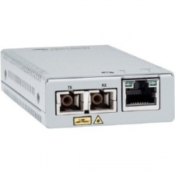 Allied Telesis Convertidor de Medios Gigabit Ethernet a Fibra Óptica SC Multimodo, 1000 Mbit/s, 500 Metros 