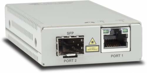Allied Telesis Convertidor de Medios Gigabit Ethernet a Fibra Óptica SFP Multimodo, 1000Mbit/s, 500 Metros 