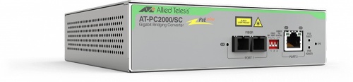 Allied Telesis Convertidor de Medios Fast Ethernet a Fibra Óptica SC Multimodo, 1000Mbit/s, 100 Metros 