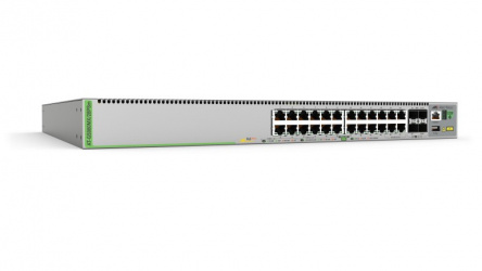 Switch Allied Telesis Gigabit Ethernet  AT-GS980MX/28PSM-10, 20 Puertos 10/100/1000 PoE + 4 Puertos SFP, 160 Gbit/s, 16000 Entradas - No Administrable 