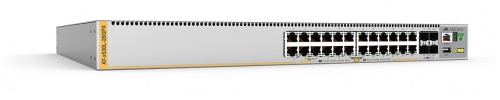 Switch Allied Telesis Gigabit Ethernet X530L-28GPX-10, 24 Puertos PoE+ 10/100/1000Mbps + 4 Puertos SFP+, 128Gbit/s, 16.000 Entradas - Administrable 