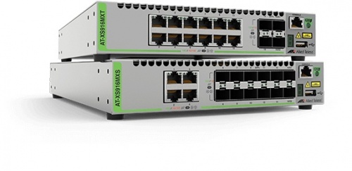 Switch Allied Telesis Gigabit Ethernet XS916MXT, 12 Puertos 10/100/1000Mbps + 4 Puertos SFP/SFP+, 104Gbit/s, 16.000 Entradas - Administrable 