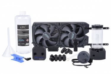 Alphacool Eissturm Tornado Cooper 60 Enfriamiento Líquido para CPU, 2x 140mm, 1300RPM 