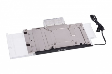 Alphacool Placa de Respaldo GPX Eisblock, LED, para NVIDIA RTX 2080/RTX 2080 Ti/RTX 2070 