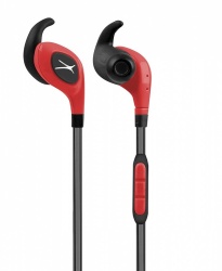 Altec Lansing Audífonos Intrauriculares Deportivos MZX400, Inalámbrico, Bluetooth, USB, Negro/Rojo 