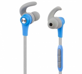 Altec Lansing Audífonos Intrauriculares MZX857, Inalámbrico, Bluetooth, Azul/Gris 