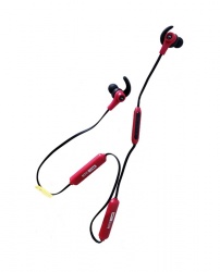Altec Lansing Audífonos Intrauriculares Deportivos MZX857, Inalámbrico, Bluetooth, Rojo/Negro 