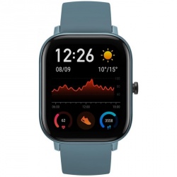 Smartwatch Amazfit GTS, Touch, Bluetooth 5.0, Android/iOS, Azul - Resistente al Agua 
