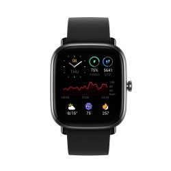 Amazfit Smartwatch GTS 2 Mini, Touch, Bluetooth 5.0, Android/iOS, Negro - Resistente al Agua 
