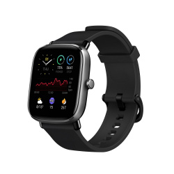 Amazfit Smartwatch GTS 2 Mini, Touch, GPS, Bluetooth 5.0, Android/iOS, Negro - Resistente al Agua 