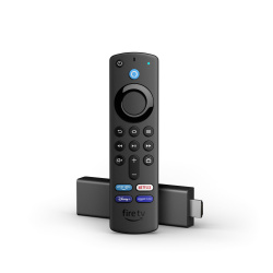 Amazon Control Remoto Fire TV Stick 4K Alexa, Negro 