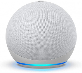 Amazon Echo Dot Asistente de Voz 4ta Generación, Inalámbrico, WiFi, Bluetooth, Blanco 