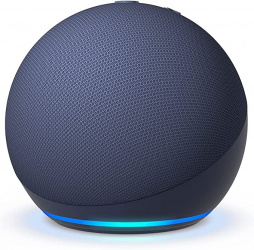 Amazon Echo Dot Asistente de Voz 5ta Generación, Inalámbrico, WiFi, Bluetooth, Azul 