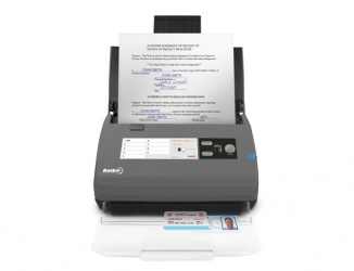 Scanner Ambir ImageScan Pro 820ix, 600 x 600DPI, Escáner Color, Escaneado Dúplex, RJ-45, Gris 