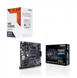 Procesador AMD A6-9500, S-AM4, 3.50GHz, Dual-Core, 1MB L2 Cache ― incluye Tarjeta Madre ASUS A320M-K 