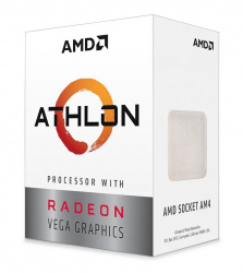 Procesador AMD Athlon 3000G con Gráficos Radeon Vega 3, S-AM4, 3.50GHz, Dual-Core, 4MB L3 Cache, con Disipador ― Caja abierta. 