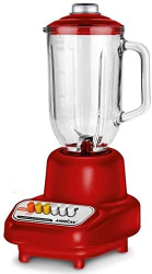 American Licuadora 8116, 1 Litro, 6 Velocidades, Rojo 