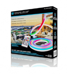 American Lighting Tira de Luces LED RGB con Control, 5m x 2cm, 1 Pieza 