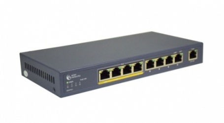 Switch Amer Networks Fast Ethernet SD4P4U, 4 Puertos PoE 10/100Mbps + 5 Puertos Ethernet, 1.6 Gbit/s, 1000 Entradas - Administrable 