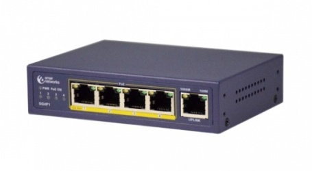 Switch Amer Networks Gigabit Ethernet SG4P1, 5 Puertos 10/100/1000Mbps, 8 Gbit/s, 1000 Entradas - No Administrable 
