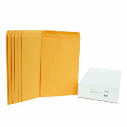 Ampad Sobre Kraft Engomado 73114-CG, Paquete de 100 Piezas, Tamaño Oficio, Color Amarillo 