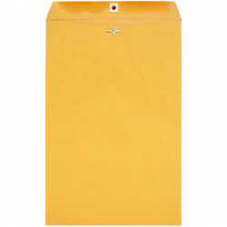 Ampad Sobre con Broche 73114, Paquete de 100 Piezas, Tamaño Oficio, Color Amarillo 