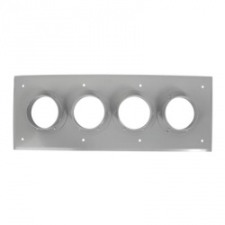 Andrew Placa Pasamuro para 4 Botas  4'', Gris 