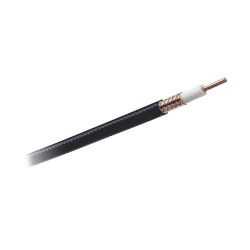 Andrew Bobina de Cable Coaxial, 305 Metros, Negro 