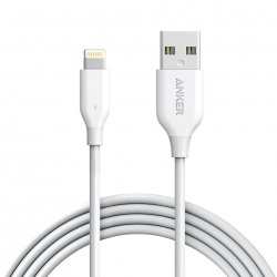 Anker Cable PowerLine  USB Macho - Lightning Macho, 1.8 Metros, Blanco 
