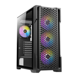 Gabinete Antec AX90, Midi-Tower, ATX/Micro-ATX/Mini-ITX, USB 2.0/3.0, sin Fuente, 4 Ventiladores Instalados, Negro 