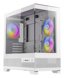 Gabinete Antec CX500m ARGB, Mini-Tower, Micro-ATX/Mini-ITX, USB 3.0, sin Fuente, 3 Ventiladores Instalados, Blanco 
