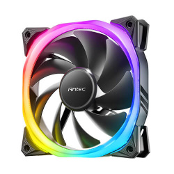 Ventilador Antec FUSION 120 ARGB, 120mm, 2000RPM, ARGB, Negro  