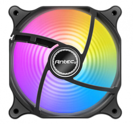 Ventilador Antec F12 RACING ARGB, 3x 120mm, 1200RPM, RGB, Negro  
