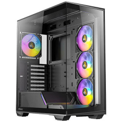 Gabinete Antec CONSTELLATION C3, Midi-Tower, ATX/Micro-ATX/Mini-ITX, USB 3.0, sin Fuente, 4 Ventiladores Instalados, Negro 
