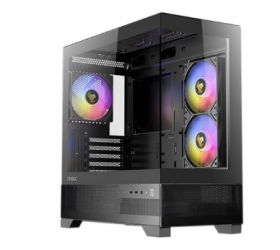 Gabinete Antec CX500M, Midi-Tower, Micro-ATX, USB 3.0, con Fuente de No disponible, 3 Ventiladores Instalados, Negro 