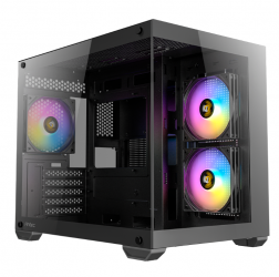 Gabinete Antec CX600M ARGB, Mini-Tower, Micro-ATX, USB 2.0/3.0, sin Fuente, sin Ventiladores Instalados, Negro 