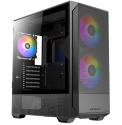 Gabinete Antec NX416L, Midi-Tower, ATX/Micro-ATX/Mini-ITX, USB 2.0/3.0, sin Fuente, 3 Ventiladores Instalados, Negro 