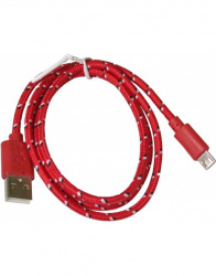 Antrolite Cable USB A Macho - Micro-USB A Macho, 1 Metro, Rojo 