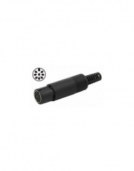 Antrolite Conector Jack Mini, Negro 