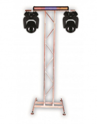 Antrolite Soporte de Piso para Pantalla de Iluminación, hasta 150Kg, Cromado 