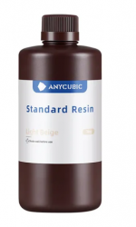 Anycubic Resina para Impresora 3D INV-146, Rígida Estándar, 1kg, Beige 