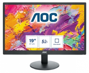 Monitor AOC e970Swn LED 19'', Negro 
