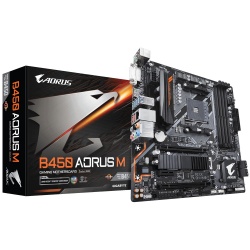 Tarjeta Madre AORUS micro ATX B450 AORUS M (rev. 1.0), S-AM4, AMD B450, HDMI, 64GB DDR4 para AMD ― Requiere Actualización de BIOS para Ryzen Serie 5000 