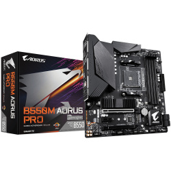 Tarjeta Madre AORUS Micro ATX B550M AORUS PRO (rev. 1.0), S-AM4, AMD B550, HDMI, 128GB DDR4 para AMD — Requiere Actualización de BIOS para la Serie Ryzen 5000 